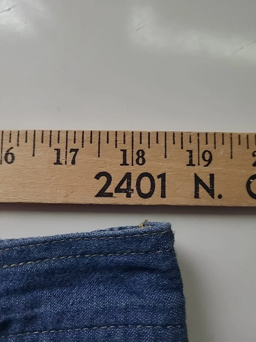 Vintage 90s Denim Maxi Skirt Jean Skirt 20W Y2K Button Front A Line Elastic Back - Picture 4 of 16